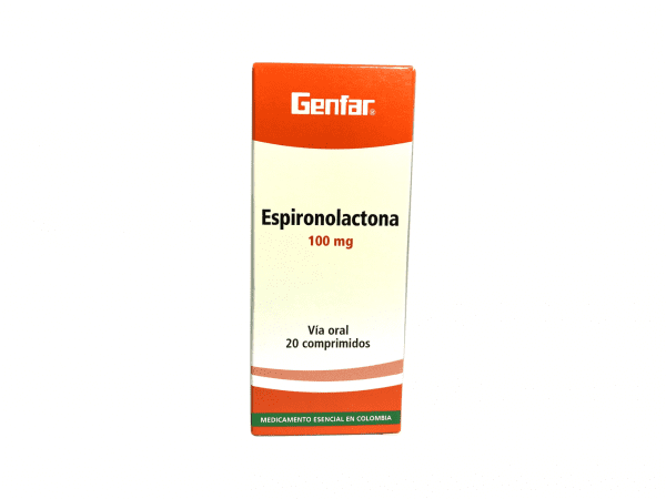 ESPIRONOLACTONA-100-MG-20-COMPRIMIDOS-GENFAR