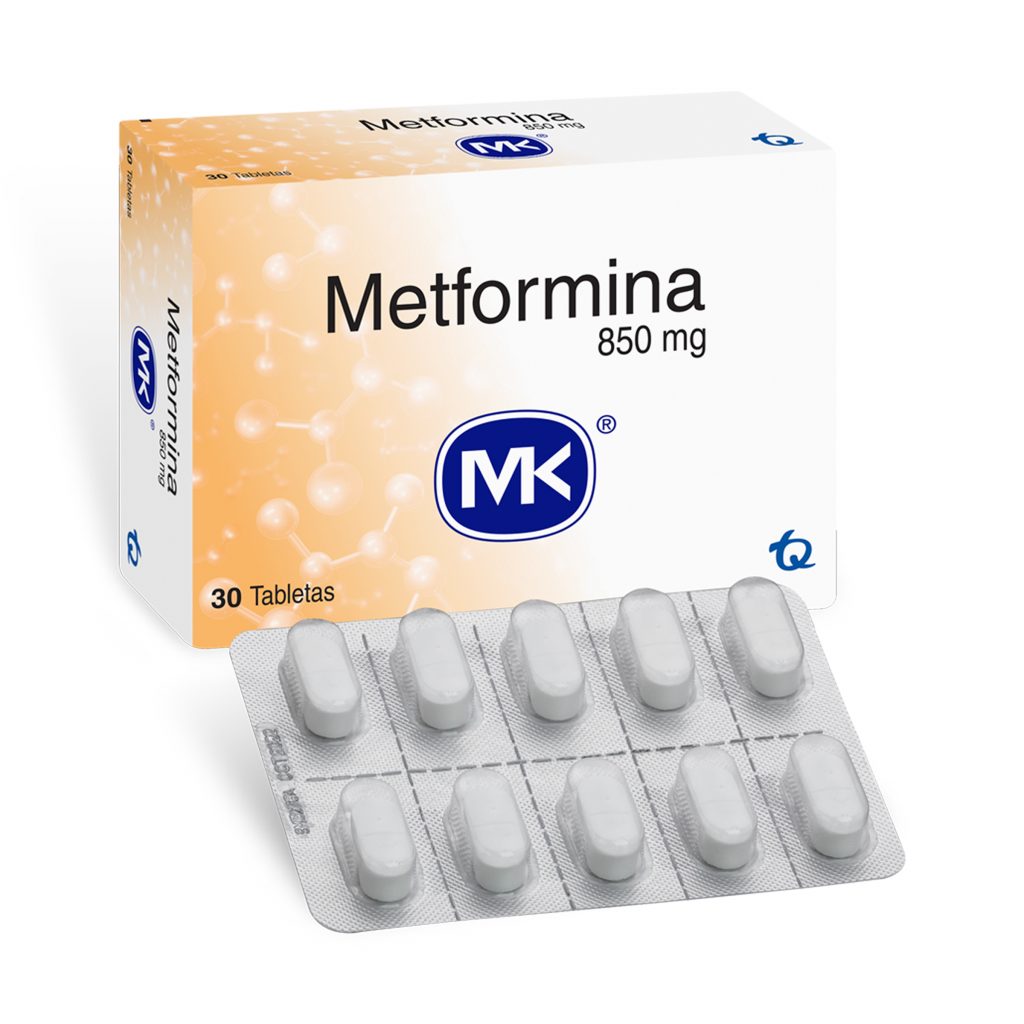 METFORMINA 850 MG 30 TABLETAS MK - Línea Vital Droguería