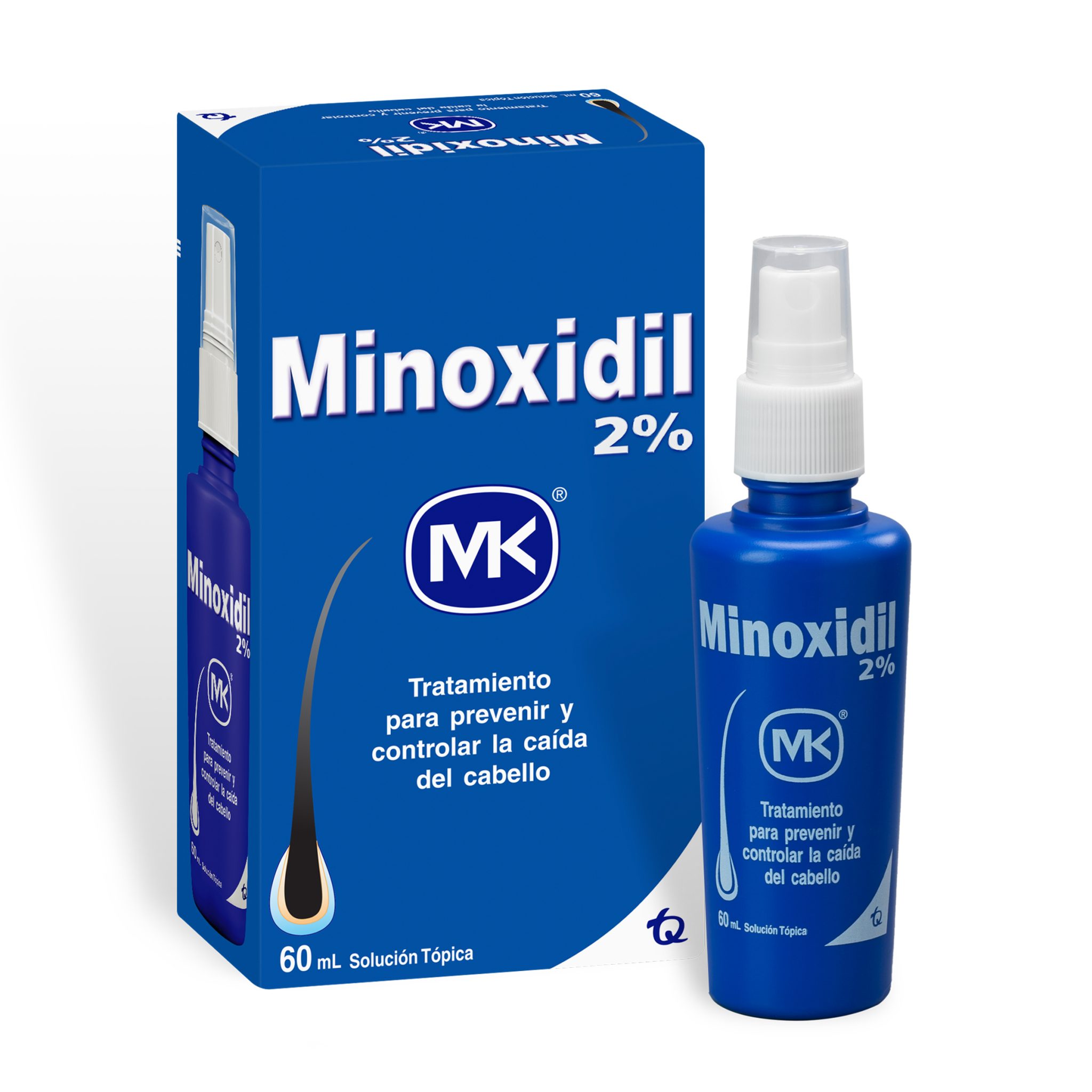 MINOXIDIL 2% LOCION 60 ML SOLUCION TOPICA MK - Línea Vital Droguería