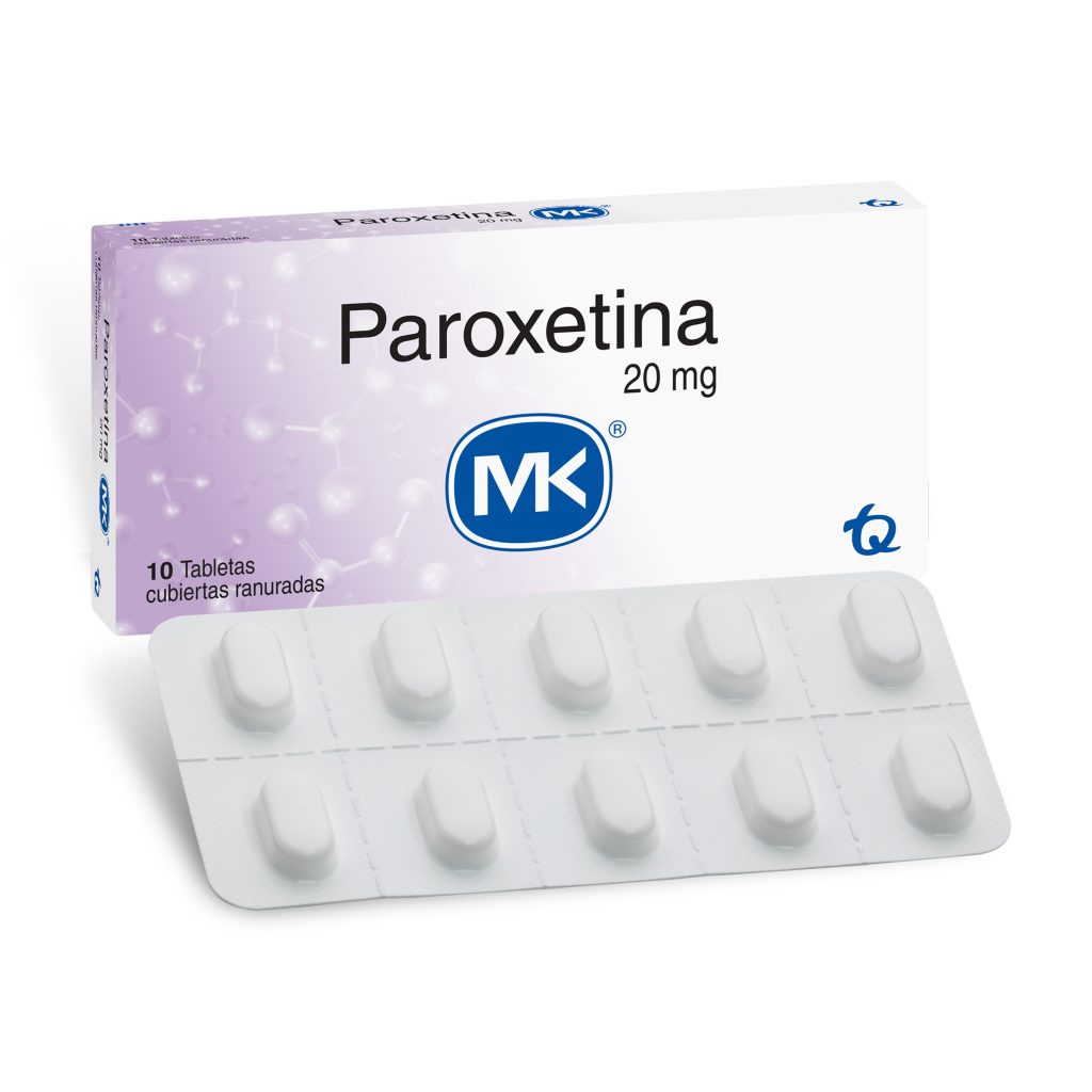 Paroxetina 20 Mg 10 Tabletas Mk Línea Vital Droguería 3517 7425