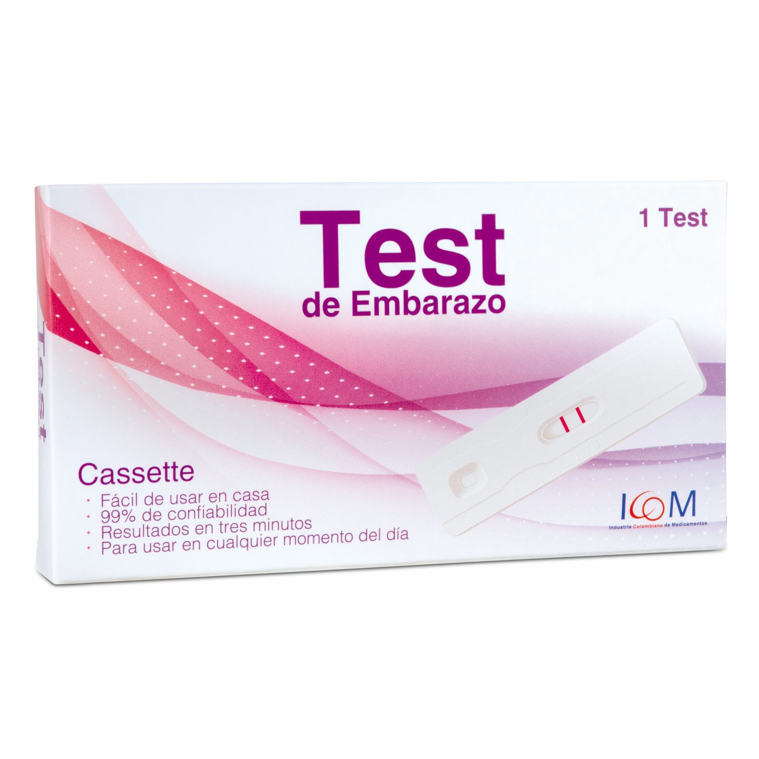 PRUEBA DE EMBARAZO CASSETTE Línea Vital Droguería 555693