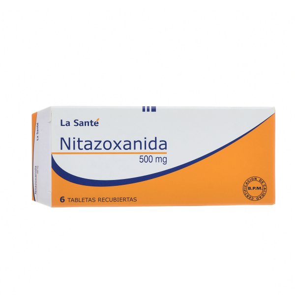 NITAZOXANIDA 500 MG 6 TABLETAS LA SANTE
