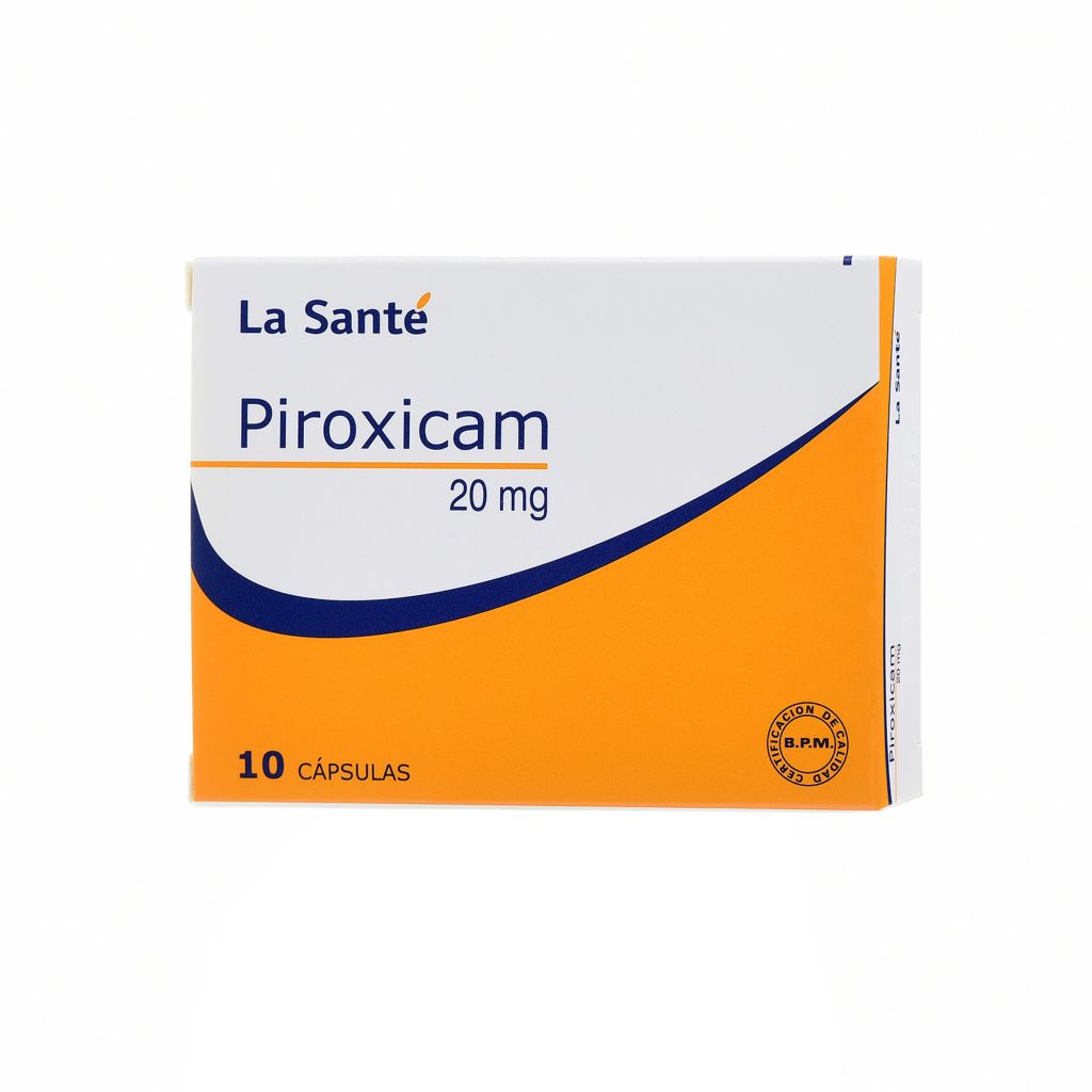 PIROXICAM 20 MG 10 CAPSULAS LA