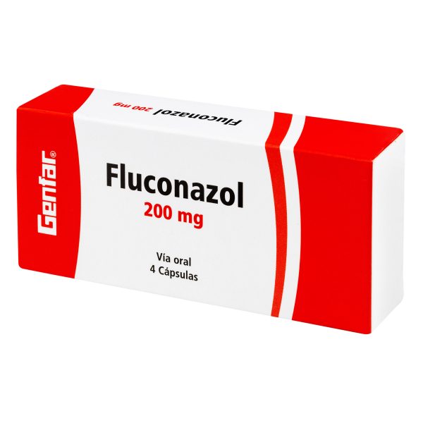 FLUCONAZOL 200 MG 4 CAPSULAS GENFAR