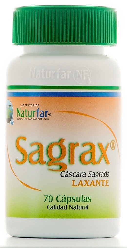 SAGRAX (CASCARA SAGRADA) 70 CAPSULAS DE NATURFAR