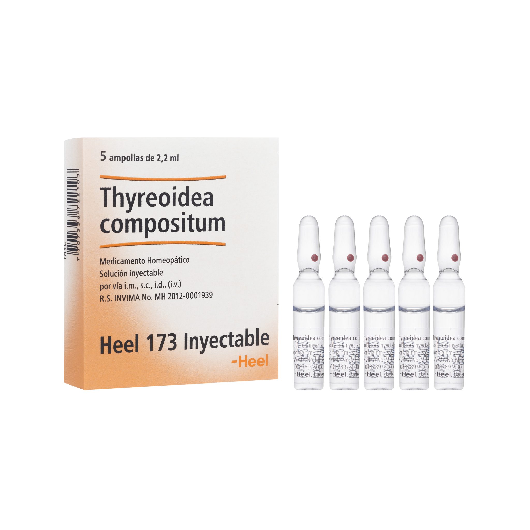 THYROIDEA COMPOSITUM AMPOLLA DE HEEL