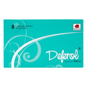 DEFEROL 7000 UI (VITAMINA D) 8 CAPSULAS BLANDAS
