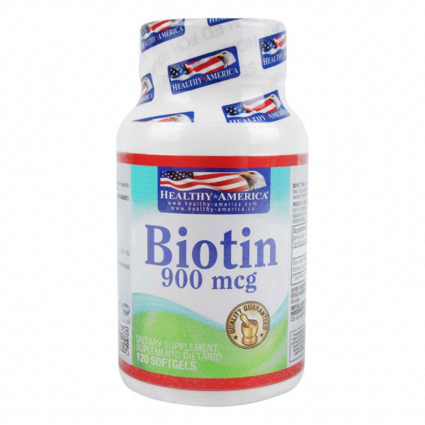 BIOTIN 900 MCG 120 SOFTGELS HEALTHY