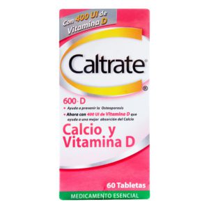 CALTRATE D 600MG 400UI 60 TABLETAS