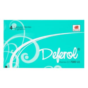 DEFEROL 7000 UI 4 CAPSULAS (VITAMINA D)