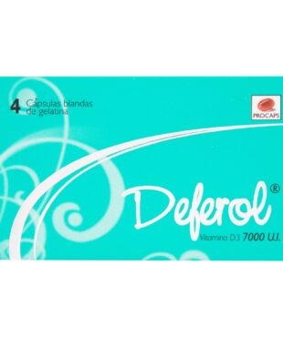 DEFEROL 7000 UI 4 CAPSULAS (VITAMINA D)