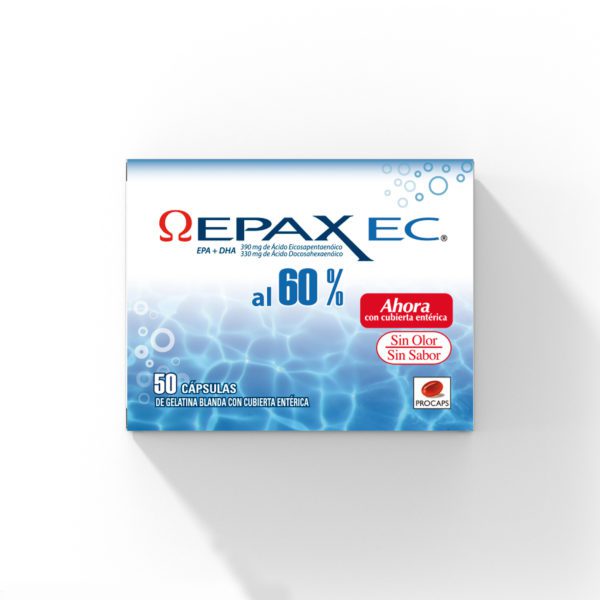 EPAX EC AL 60% 50 CAPSULAS