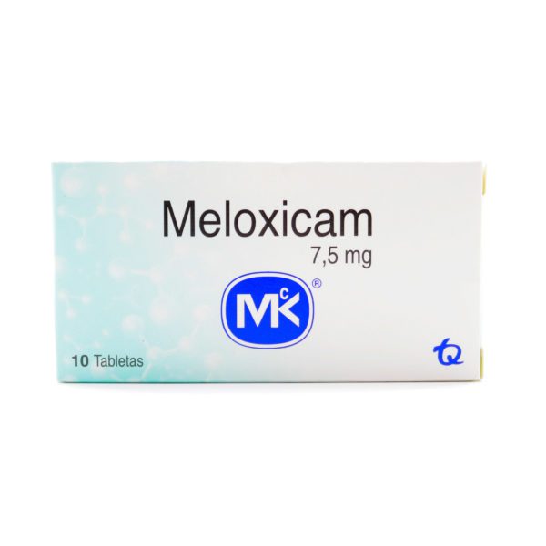 MELOXICAM 7.5 MG 10 TABLETAS MK