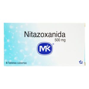 NITAZOXANIDA 500MG 6 TABLETAS MK