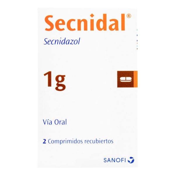 SECNIDAL 1 GR 2 COMPRIMIDOS