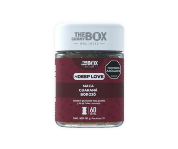 DEEP LOVE MACA GUARANA BOROJO 60 GOMAS 180GR GUMMY