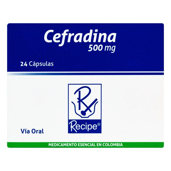 CEFRADINA 500 MG  24 CAPSULAS RECIPE