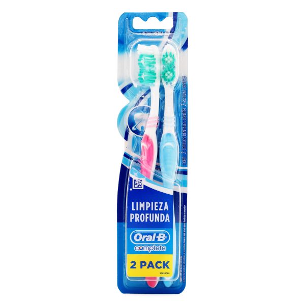 CEPILLO DENTAL ORAL B PACK X 2 UNIDADES