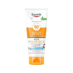 EUCERIN PROTECTOR SOLAR 50+ KIDS SENSITIVE TOQUE SECO GEL-CREMA 200 ML