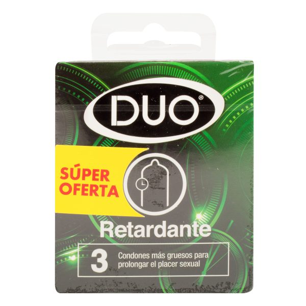 PRESERVATIVO DUO RETARDANTE 3 UNIDADES