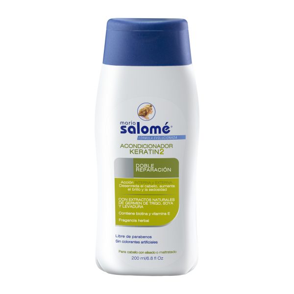 SHAMPOO KERATIN2 MARIA SALOME X 200 ML (PREVENCION CAIDA Y DOBLE REPARACION)