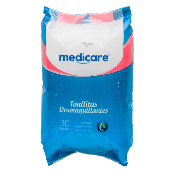 TOALLAS DESMAQUILLANTES MEDICARE 30 UNIDADES