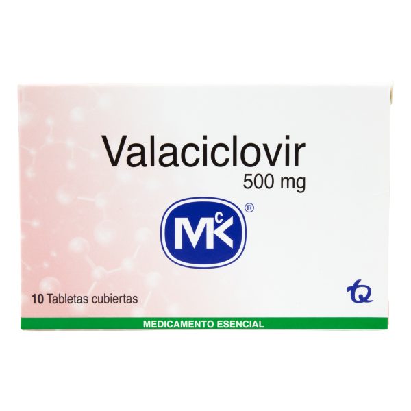 VALACICLOVIR 500MG 10 TABLETAS MK