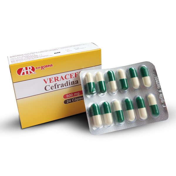 VERACEF (CEFRADINA) 500 MG X 24 CAPSULAS AXON PHARMA